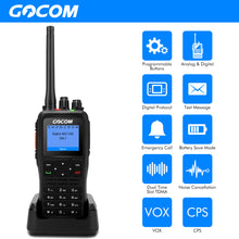Load image into Gallery viewer, GD900 2P Long Range & Rechargeable Two-Way Radio, Digital & Analog Long Distance Walkie Talkies