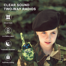 Load image into Gallery viewer, GOCOM Kids Toys Walkie Talkies Birthday Child Gift Walky Talky Handheld Two-Way Radio Boys & Girls Toys Age 3-12, for Indoor Outdoor Hiking Adventure Games 3 Pack