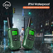 Load image into Gallery viewer, GOCOM G2 FRS Walkie Talkies for Kids & Adults IPX4 Waterproof Long Range Two Way Radios 22 Channel LED Flashlight Two Way Walkie Talkie 2Pack