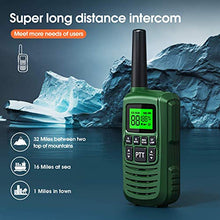 Load image into Gallery viewer, GOCOM G2 FRS Walkie Talkies for Kids & Adults IPX4 Waterproof Long Range Two Way Radios 22 Channel LED Flashlight Two Way Walkie Talkie 2Pack