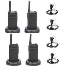 Load image into Gallery viewer, GOCOM GA70 4Pack Two Way Radio Long Range Walkie talkies for Adults, Analog 2 Way Radios