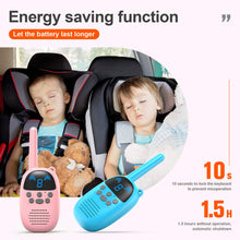 Load image into Gallery viewer, GOCOM GO100 Walkie Talkies for Kids, Kids Toys Handheld Child Gift Walky Talky, Boys&Girls Toys Age 3-12,for Indoor Outdoor Hiking Adventure Games 2Pack