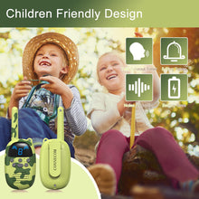 Load image into Gallery viewer, GOCOM GO100 Walkie Talkies for Kids Best Gifts for Boys and Girls, Kids Toys Age 3-12, Two Way Radio Pair for Outside Adventure, Hiking, Camping
