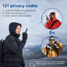 Load image into Gallery viewer, Walkie Talkies for Adults-GOCOM G200 Long Range 2 Way Radio Rechargeable, Family Radio Service (FRS) with NOAA Weather Alart 22 CH VOX Scan Flashlight for Outdoor Climbing Hiking Camping (6Pack)