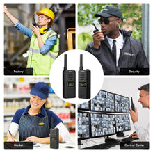 Load image into Gallery viewer, walkie talkies,retevis two-way radios,radio,programmable walkie talkies walkie talkies,emergency walkie talkies long range,digital two way radios,commercial walkie talkies,business radio