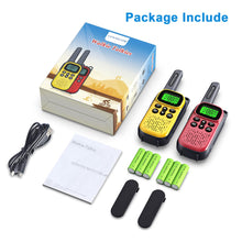 Load image into Gallery viewer, Rechargeable GOCOM G150 Walkie Talkies for Adults & Kids Toys Long Range Two Way Radio Pair for Indoor Games, Outside Adventure, Hiking, Camping