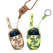 Load image into Gallery viewer, GOCOM GO100 Walkie Talkies for Kids Best Gifts for Boys and Girls, Kids Toys Age 3-12, Two Way Radio Pair for Outside Adventure, Hiking, Camping