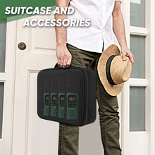 Load image into Gallery viewer, GOCOM G9 Waterproof Two Way Radios, Adult Long Range Rechargeable Walkie Talkies Suitcase 4Pack Outdoor Adventure