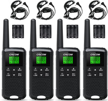 Load image into Gallery viewer, Walkie Talkies-GOCOM G200 2 Way Radios Two-Way Radio(4 Pack) with 4 Headphone Cables,Business Long Range walkie talkies for Adults