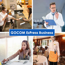 Load image into Gallery viewer, GOCOM GA80 Two Way Radios - Business Walkie Talkies for Adults Rechargeable, Big PTT Button Analog Handheld Commercial Radio 4Pack