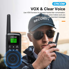 Load image into Gallery viewer, Walkie Talkies-GOCOM G200 2 Way Radios Two-Way Radio(4 Pack) with 4 Headphone Cables,Business Long Range walkie talkies for Adults