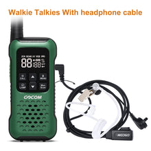 Load image into Gallery viewer, GOCOM Long Range G9 2Pack Waterproof Walkie Talkies for Adults, Rechargeable Two Way Radios Walkie Talkie for Outdoor, Flashlight & SOS Emergency Lamp