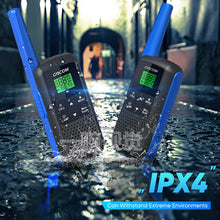 Load image into Gallery viewer, Walkie Talkies for Adults, GOCOM G600 FRS Long Range Two Way Radio Rechargeable, VOX Scan, NOAA & Weather Alerts, LED Lamplight Handheld Radios(8Pack)