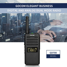 Load image into Gallery viewer, GD700 Long Range 2 Way Radio for Adults,Business Digital and Analog Handheld Two Way radios, Better Communication & Clearer Voice 6pack