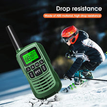 Load image into Gallery viewer, GOCOM G2 FRS Walkie Talkies for Kids & Adults IPX4 Waterproof Long Range Two Way Radios 22 Channel LED Flashlight Two Way Walkie Talkie 3pack