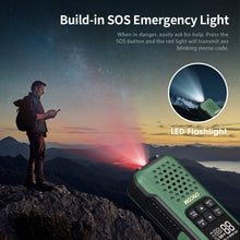 Load image into Gallery viewer, G9 Waterproof Walkie Talkie Long Range, Floating Portable Two Way Radio, NOAA Weather Alert,SOS,Flashlight, Rechargeable 2 Way Raido for Adults (4 Pack)