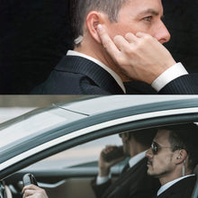 Load image into Gallery viewer, Walkie Talkie Headset with Mic PTT, 1 Pin 2.5mm Two - Way Radios Earpiece Noise Canceling Transparent Security Headphone Walkie Talkies, Black, 2 Pack