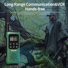 Load image into Gallery viewer, G9 Waterproof Walkie Talkie Long Range, Floating Portable Two Way Radio, NOAA Weather Alert,SOS,Flashlight, Rechargeable 2 Way Raido for Adults (4 Pack)