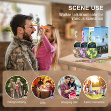 Load image into Gallery viewer, GOCOM GO100 Walkie Talkies for Kids Best Gifts for Boys and Girls, Kids Toys Age 3-12, Two Way Radio Pair for Outside Adventure, Hiking, Camping