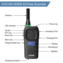 Load image into Gallery viewer, Digital and Analog Handheld Two Way radios, Better Communication &amp; Clearer Voice Than Analog radios, GD800 2pack
