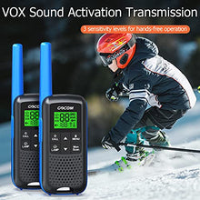 Load image into Gallery viewer, Walkie Talkies G600 FRS Two Way Radio for Adults Long Range Walkie Talkie Rechargeable, VOX Scan, NOAA &amp; Weather Alerts, LED Lamplight 2 Pack Hand held radios
