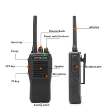 Load image into Gallery viewer, Digital &amp; Analog Two Way Radios, Business Rechargeable GD100 4W High Power Walkie Talkies(4 Pack)
