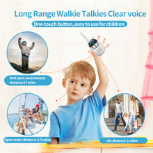 Load image into Gallery viewer, GOCOM Walkie Talkies for Kids, Kids Toys Handheld Child Gift Walky Talky, Two-Way Radio Boys &amp; Girls Toys Age 3-12, for Indoor Outdoor Hiking Adventure Games
