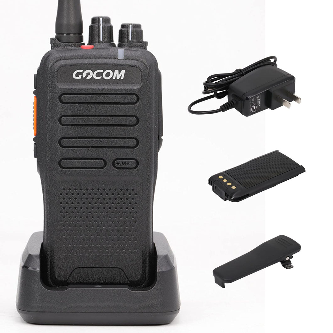 Waterproof Adults Walkie Talkie Long Range - GOCOM GD100 DMR Radio Digital Heavy Duty 2 Way Radio(1Pack)