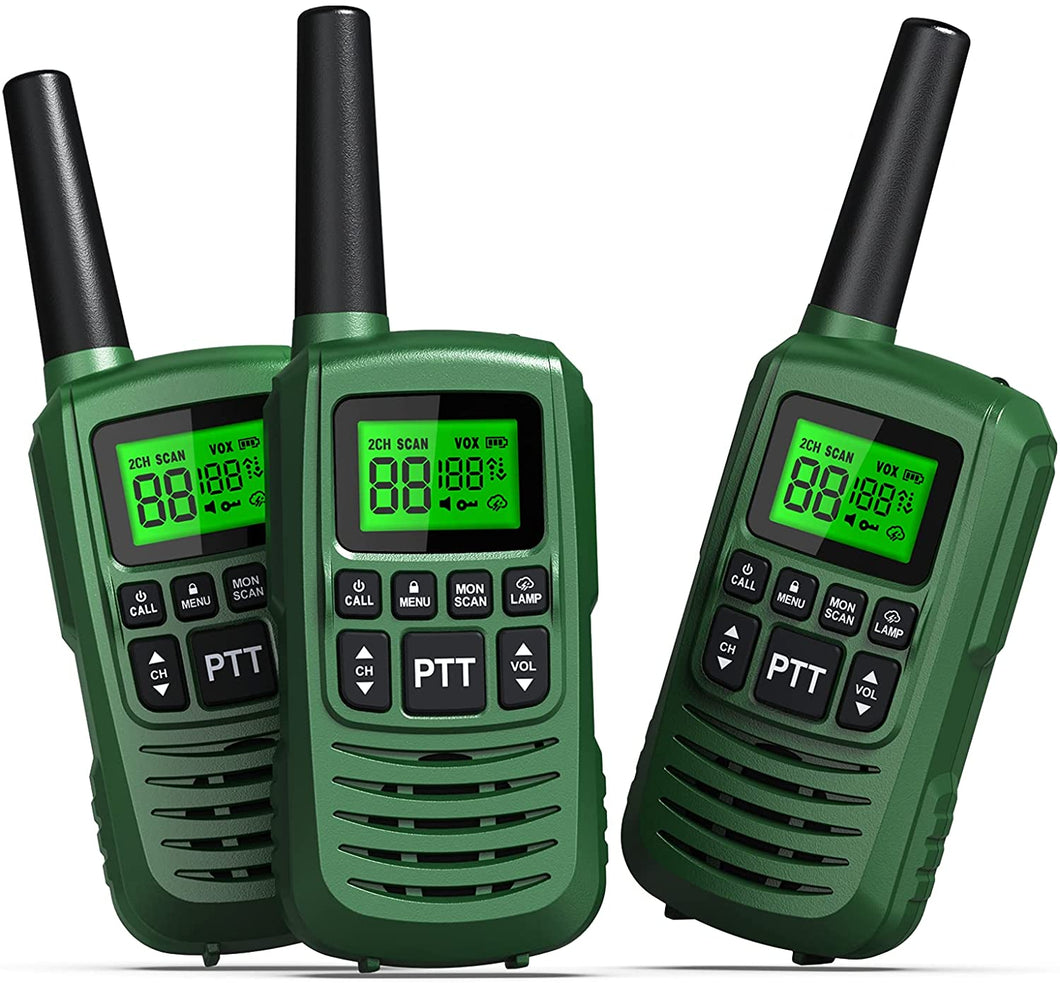 Walkie Talkie de largo alcance - GOCOM G600 FRS - Walkie Talkie  bidireccional para adultos, 2 W, recargable, escaneo VOX, NOAA y alarma  meteorológica