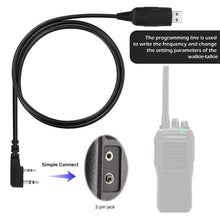 Load image into Gallery viewer, UBS Programming Cable for CONNECOM and GOCOM GD100 and GD900 Walkie-talkies Radio
