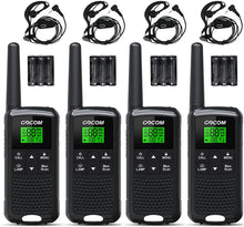 Load image into Gallery viewer, Walkie Talkies-GOCOM G200 2 Way Radios Two-Way Radio(4 Pack) with 4 Headphone Cables，Business Long Range walkie talkies for Adults
