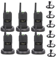 Load image into Gallery viewer, GD700 Long Range 2 Way Radio for Adults,Business Digital and Analog Handheld Two Way radios, Better Communication &amp; Clearer Voice 6pack
