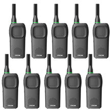 Load image into Gallery viewer, GA80 Business Walkie Talkies for Adults Rechargeable Hands Free 2 Way Radios, Slim Analog Handheld Commercial Radio(10Pack)
