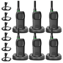 Load image into Gallery viewer, GOCOM Radio Business Analog Walkie-Talkie, Rechargeable Amateur Two-Way Radio GA80 6 Pack
