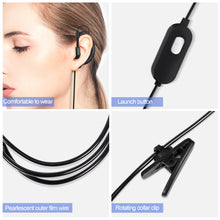 Load image into Gallery viewer, Two Way Radio Earpiece G Shape Police Headset PTT Walkie Talkie Headphone 2.5mm 7-Shaped Connector-Pack of 2
