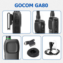 Load image into Gallery viewer, GOCOM GA80 Two Way Radios - Business Walkie Talkies for Adults Rechargeable, Big PTT Button Analog Handheld Commercial Radio 4Pack
